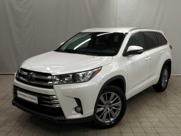 Автомобиль Toyota, Highlander, 2017 года, AT, пробег 87855 км